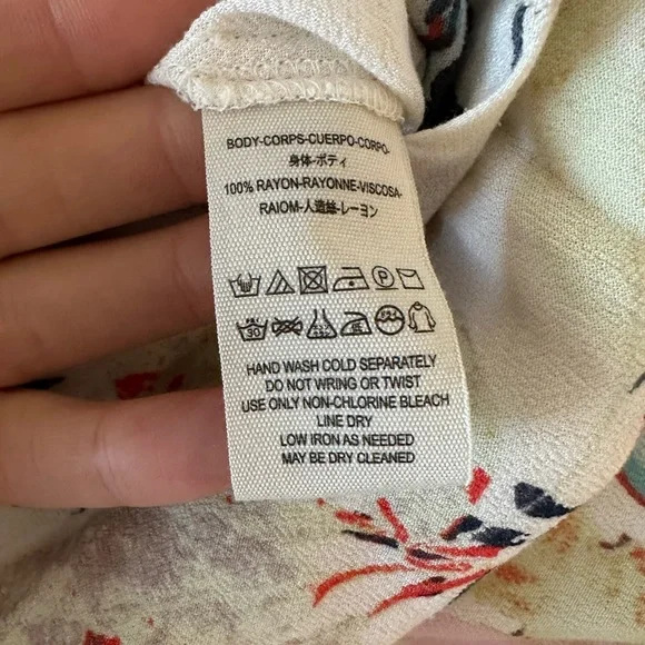 Free People Island Time Cream Color One Shoulder Wide Leg Jumpsuit — NWOT - Picture 6 of 6